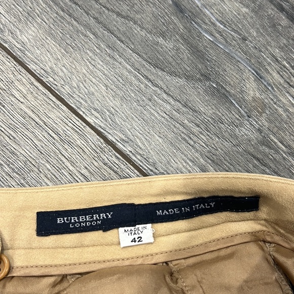 • Burberry London • Vintage Straight Leg Trouser Pants Camel Tan Womens 42 / 8 - Picture 3 of 5